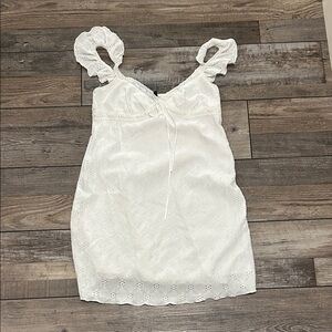 White babydoll dress